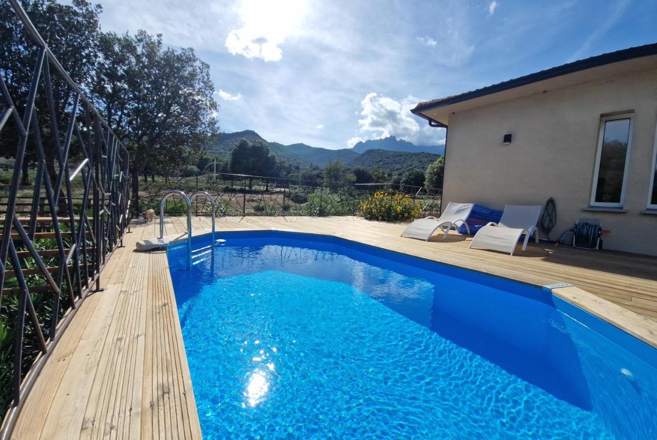 Domaine U Filanciu - Casa Chiara - Centru Di Corsica Villa Moltifao Exterior photo